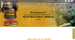 Desktop Screenshot of jpfibres.com